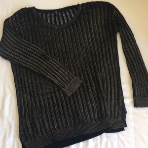 Black and Gold Sweater